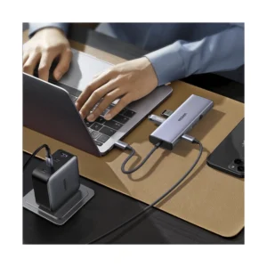 Adaptador Usb-c A 9 En 1 Ugreen Cm498 (15600) Cable 20cm, 3x Usb-a, X1 Hdmi, X1 Vga, X1 Rj45, X1 Sd Slot, X1 Tf Card - Imagen 6