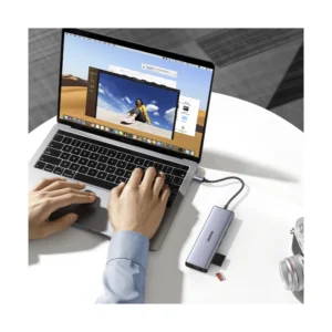 Adaptador Usb-c A 9 En 1 Ugreen Cm498 (15600) Cable 20cm, 3x Usb-a, X1 Hdmi, X1 Vga, X1 Rj45, X1 Sd Slot, X1 Tf Card - Imagen 7