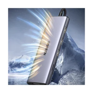 Adaptador Usb-c A 9 En 1 Ugreen Cm498 (15600) Cable 20cm, 3x Usb-a, X1 Hdmi, X1 Vga, X1 Rj45, X1 Sd Slot, X1 Tf Card - Imagen 8