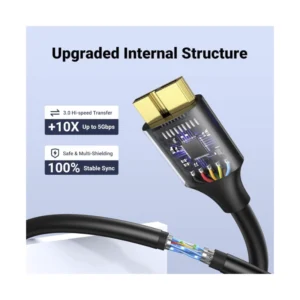 Cable Usb 3.0 A Micro Usb Ugreen (6957303818402) 5gbps, Negro - Imagen 8