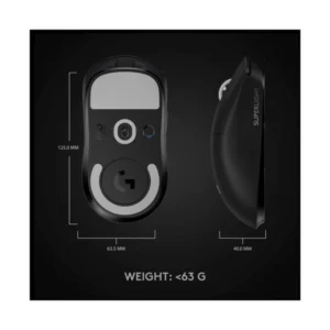 Mouse Inalambrico Logitech G Pro X Superlight (910-005878) Gaming, Negro, 25600 Dpi, 63g - Imagen 8