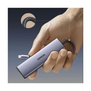 Adaptador Usb-c A 9 En 1 Ugreen Cm498 (15600) Cable 20cm, 3x Usb-a, X1 Hdmi, X1 Vga, X1 Rj45, X1 Sd Slot, X1 Tf Card - Imagen 9