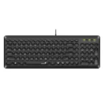 Teclado Genius Slimstar Q200 (31310020401) Negro, Tecla Copilot, Botones Redondos