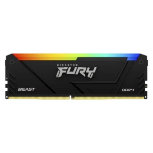 MEMORIA RAM KINGSTON FURY BEAST DDR4 16GB/3200 ( KF432C16BB2A/16 ) NEGRO, LED-RGB - Imagen 1