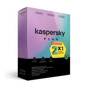 ANTIVIRUS KASPERSKY PLUS ( KL1042D5AFS ) 2024, 2X1 PCS, 12 MESES - Imagen 1