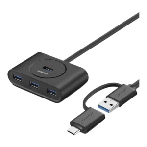 Hub Usb Ugreen 4 Puertos ( 40850 ) Usb 3.0, Entrada Dual Usb-a/usb-c - Imagen 1