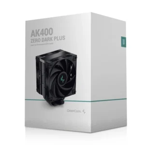 DISIPADOR DE PROCESADOR DEEP COOL AK400 ZERO DARK PLUS ( R-AK400-BKNNMD-G-1 ) 1155/1700-AM4/AM5+, NEGRO, 2 FAN - Imagen 10