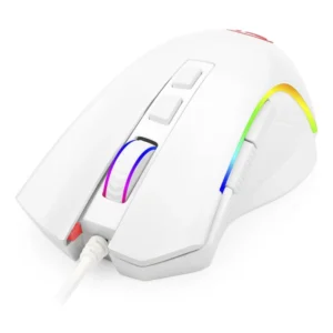 Mouse Redragon Griffin (M607w) Gaming, Blanco, 7200 Dpi, 8 Botones - Imagen 2