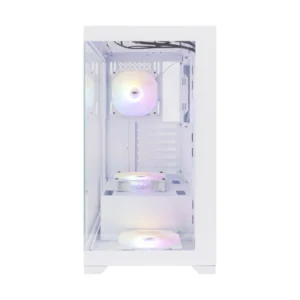 Case 1stplayer (Mi7 White) Sin Fuente, Blanco, Atx, 2 Panel Vidrio, X3 Fan, Led-rgb - Imagen 3