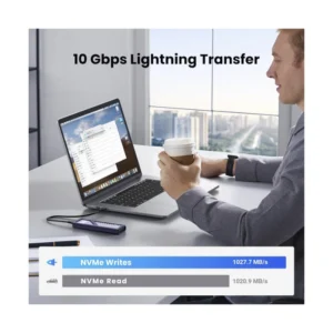 Rack Para M.2 Ugreen Cm559 (15511) Negro, M.2 Nvme, Cable Usb-c/usb 3.2 - Imagen 3