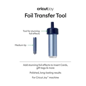 KIT DE TRANSFERENCIA DE FOIL CRICUT JOY ( 2009056 ) 12 INCLUYE COLORES VARIADOS, RESULTADO PULIDO Y DURADERO - Imagen 3