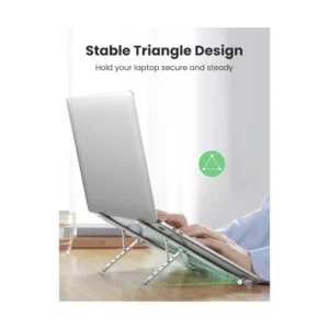 Soporte Para Laptop Ugreen (40289) Aluminio, Ajustable, Para 12" Al 17.3", 5 Niveles - Imagen 4