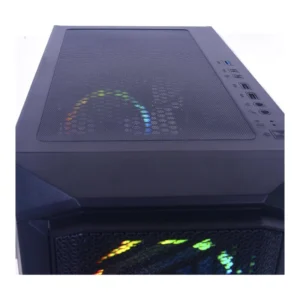 CASE HALION ( MERCURY 2107 ) CON FUENTE DE 500W, NEGRO, E-ATX, 1 PANEL VIDRIO, X4 FAN, LED-RGB - Imagen 4