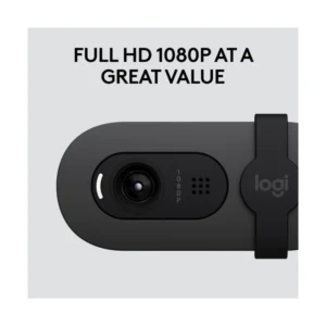 Camara Web Logitech Brio 105 (960-001591) Fhd 1080p, Negro, 30 Fps, Tapa De Privacidad, Con Microfono - Imagen 4