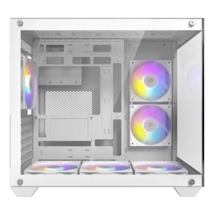 Case Antec Cx800 Rgb Elite (0-761345-10059-5) Sin Fuente, Blanco, Atx, X6 Fan, 2 Panel Vidrio, Led-rgb - Imagen 4