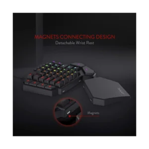 Teclado Redragon K585 Diti (K585rgb) Mecanico, Negro, Switch Marron, 42 Teclas, Una Sola Mano, Led-rgb - Imagen 5