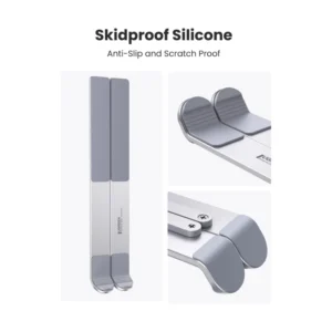 Soporte Para Laptop Ugreen (40289) Aluminio, Ajustable, Para 12" Al 17.3", 5 Niveles - Imagen 7