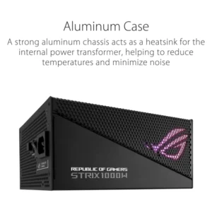 Fuente De Poder Asus Rog Strix 1000w Gold Aura Edition (Rog-strix-1000g-aura-gaming) 1000w, Gold, Pcie Gen 5.0, Modular - Imagen 7
