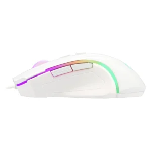 Mouse Redragon Griffin (M607w) Gaming, Blanco, 7200 Dpi, 8 Botones - Imagen 8