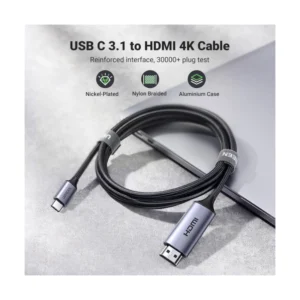 Cable Usb-c A Hdmi Ugreen Mm142 (50570) Negro, 4k, Hasta 60hz, 1.5 Metros - Imagen 8