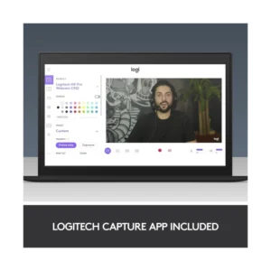 Camara Web Logitech C922 Pro Hd Stream Webcam (960-001087) Fhd 1080p, Negro, 30 Fps, Para Transmision Y Grabacion, Con Microfono - Imagen 9