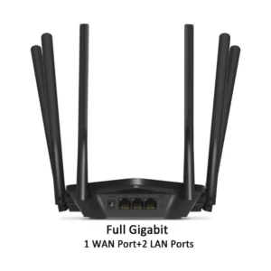 Router Inalambrico Mercusys Ac1900 (Mr50g) 2.4ghz/600mbps, 5ghz/1300mbps, Antena X6, Port X2 Lan 10/100/1000mbps, Port X1 Wan 10/100/1000mbps - Imagen 3