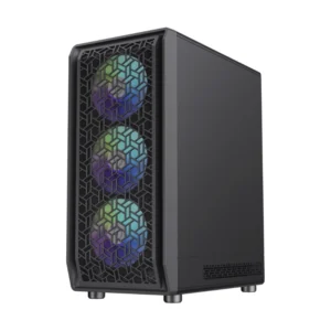 Case Gamemax (Forge Ab) Sin Fuente, Negro, E-atx, 1 Panel Vidrio, X6 Fan, Led-argb - Imagen 3