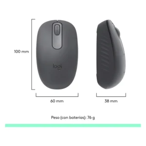 Mouse Inalambrico Logitech M196 (910-007456) Negro, Bluetooth,1000 Dpi - Imagen 8