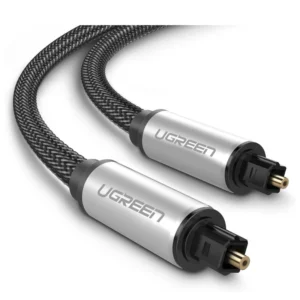 Cable Optico Audio Toslink Ugreen (10541) Negro, 3 Metros - Imagen 1