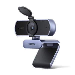 Camara Web Ugreen Cm717 (25442) Fhd, 2K 30 Fps, Negro, Enfoque Automatico, Cubierta De Privacidad, Cancelacion De Ruido Dual - Imagen 1