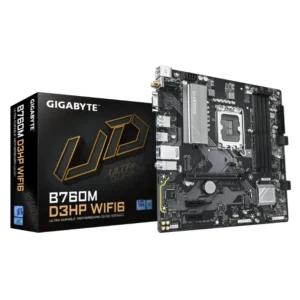Placa Gigabyte (B760M D3Hp Wifi6) Lga 1700, Micro-Atx, Ddr5 - Imagen 1