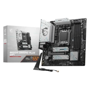 Placa Msi (B650M Gaming Plus Wifi) Am5, Wifi, Micro-Atx, Ddr5 - Imagen 1