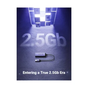 Adaptador Usb 3.0 A Red Ugreen Cm648 (25051) Velocidad 10/100/1000/2500Mbps, Negro - Imagen 2