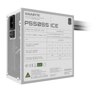 Fuente De Poder Gigabyte P550Ss Ice (Gp-P550Ss Ice) 550W, Blanco, Silver - Imagen 2