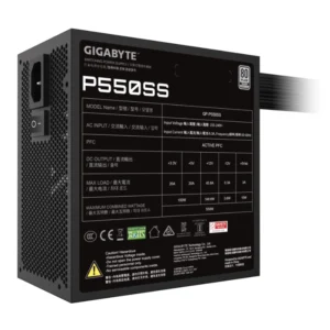 Fuente De Poder Gigabyte P550Ss (Gp-P550Ss) 550W, Negro, Silver - Imagen 2