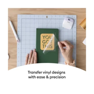 Cinta De Transferencia De Vinilo Cricut Joy Xtra (2010390) Para Etiquetas, Manualidades Y Mas, 9.5 Pulgadas X 3 Pies - Imagen 3
