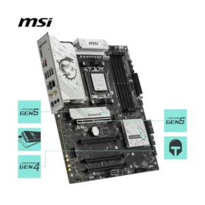 Placa Msi (B850 Gaming Plus Wifi) Am5, Atx, Pcie 5.0, M.2 Gen5, Ddr5 - Imagen 4