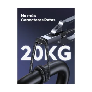 Cable De Carga & Datos Usb-C A Usb-C Ugreen L512 (45063) Negro, 100W Carga Rapida, 20V 5A, 1 Metro - Imagen 9