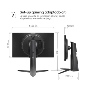 Monitor Gaming Lg Ultragear Led 24" (24Gs65F-B) Ips, Hdmi/Dp, 1Ms, 180Hz, Fhd, G/Sync - Imagen 9