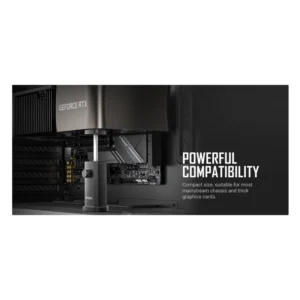 Soporte Para Tarjeta Grafica Antec (0-761345-77803-9) Negro, Altura Ajustable - Imagen 4