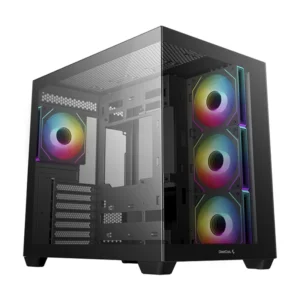 Case Deep Cool Cg530 4F (R-Cg530-Bkada4-G-1) Sin Fuente, Negro, Atx, 2 Panel Vidrio, X4 Fan, Led-Argb - Imagen 1