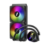 Enfriamiento Liquido 1Stplayer Thunderstorm Ts3 240 (Ts3-240-Bk) Negro, 1151/1700-Am4/Am5, X2 Fan, Visualizacion De La Temperatura, Led-Argb