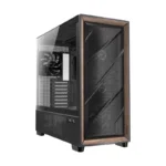 Case Antec Flux Pro (0-761345-10154-7) Sin Fuente, Negro Y Madera, E-Atx, X5 Fan, 1 Panel Vidrio