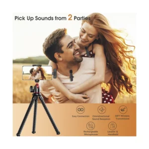 Microfono Inalambrico Portatil Maybesta (B0Dc33Rg61) Usb-C, X2 Microfonos, Bluetooth, Para Grabacion De Video De Youtube, Tik Tok, Pod Cast, Lives - Imagen 2
