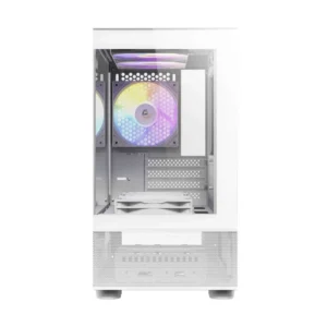 Case Antec Cx200M Rgb Elite White (0-761345-10026-7) Sin Fuente, Blanco, Micro-Atx, X5 Fan, 2 Panel Vidrio, Led-Rgb - Imagen 3