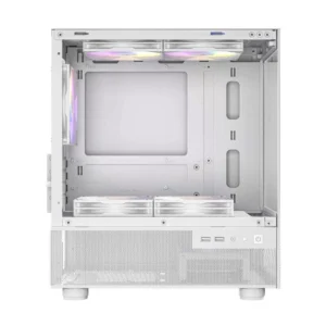 Case Antec Cx200M Rgb Elite White (0-761345-10026-7) Sin Fuente, Blanco, Micro-Atx, X5 Fan, 2 Panel Vidrio, Led-Rgb - Imagen 5