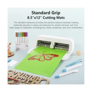 Tapete De Corte De Agarre Standar Welebar (B0Cl5V2Vtp) X3 Unidades, Verde, Para Cricut Joy Xtra, 8.5 X 12 Pulgadas, Antideslizantes Adhesivas - Imagen 4
