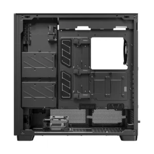 Case Antec Flux Pro (0-761345-10154-7) Sin Fuente, Negro Y Madera, E-Atx, X5 Fan, 1 Panel Vidrio - Imagen 4