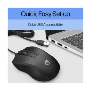 Mouse Hp 100 (6Vy96Aa#Abm) Negro, 1600 Dpi, Ambidiestro - Imagen 4