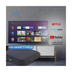 Tv Box Zte Android Tv 4K (Zxv10B866V2K) Negro, Wifi, Hdmi, Bluetooth 5.0, Control Por Voz Google Assistance, Con Control - Imagen 6